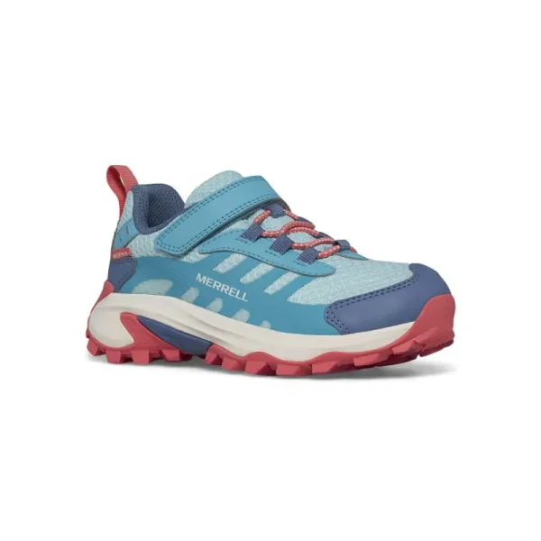 Merrell Enfant Moab Speed 2 Low A/C Waterproof - Enfants Turquoise/Coral Best Sale