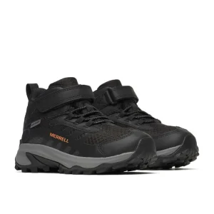 Merrell Enfant Moab Speed Mid 2 A/C Waterproof - Enfants Black/Orange Fashion