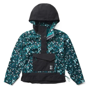 Merrell Femme Ascend Whisper Anorak X Sweaty Betty - Voir tout BlueBrushstrokeLeopard/Black Online