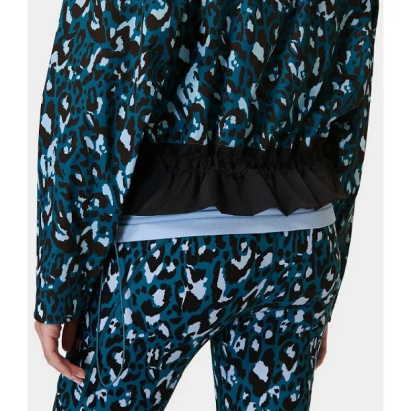 Merrell Femme Ascend Whisper Anorak X Sweaty Betty - Voir tout BlueBrushstrokeLeopard/Black Online