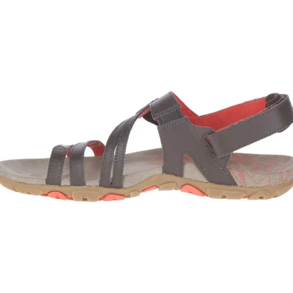 Merrell Femme Sandspur Rose Convertible - Sandales Espresso/Coral Outlet