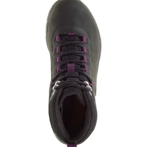 Merrell Femme Vego Mid Leather Waterproof - Voir Tout Black/Gloxinia Hot