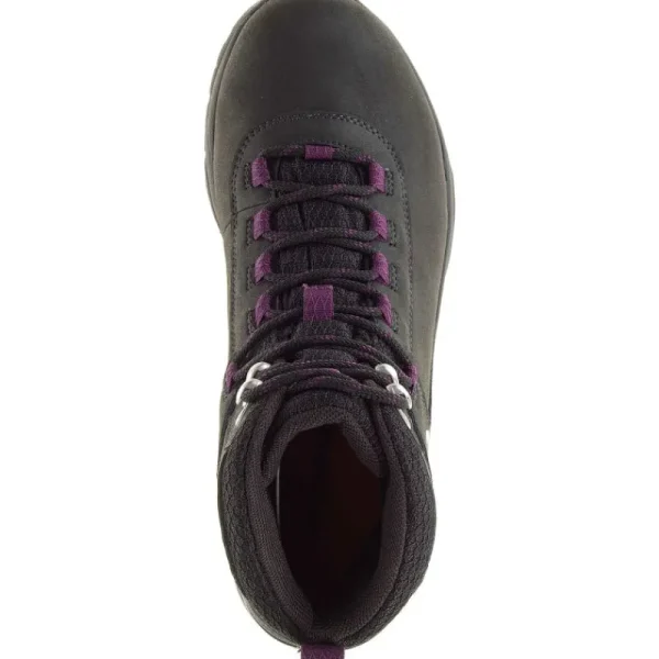 Merrell Femme Vego Mid Leather Waterproof - Voir Tout Black/Gloxinia Hot