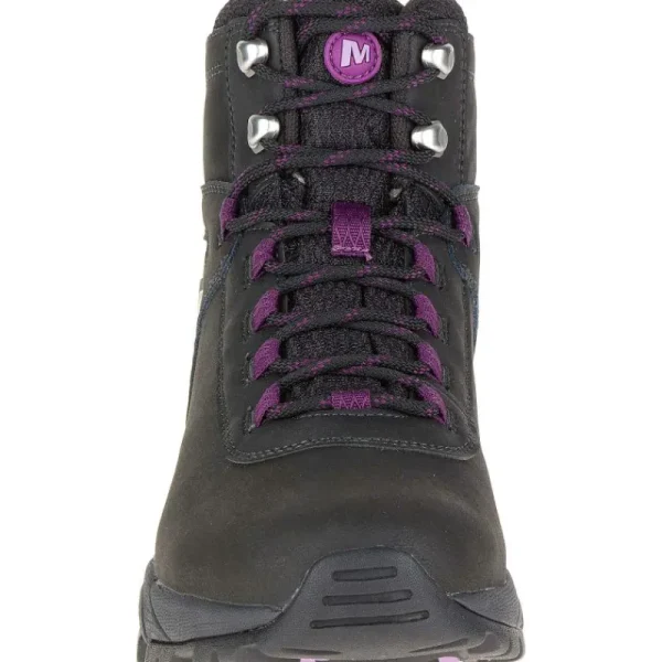 Merrell Femme Vego Mid Leather Waterproof - Voir Tout Black/Gloxinia Hot