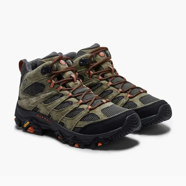 Merrell Homme Moab 3 Mid GORE-TEX® - Voir Tout Olive Discount