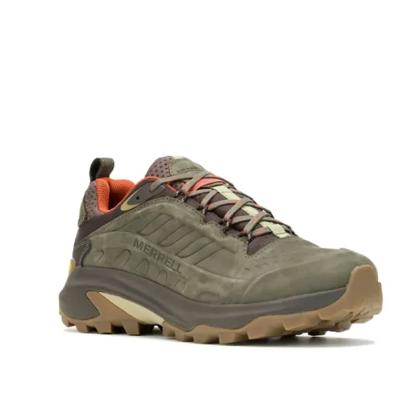 Merrell Homme Moab Speed 2 Leather Waterproof - Voir Tout Olive Best Sale