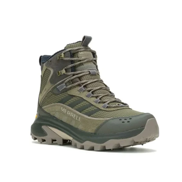 Merrell Homme Moab Speed 2 Thermo Mid Waterproof - Voir Tout Olive Shop