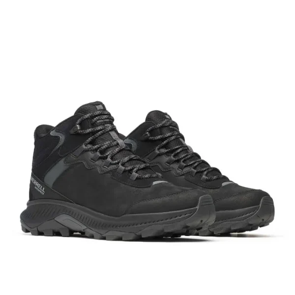 Merrell Homme Speed Strike 2 Mid Leather Waterproof - Voir Tout Black Best